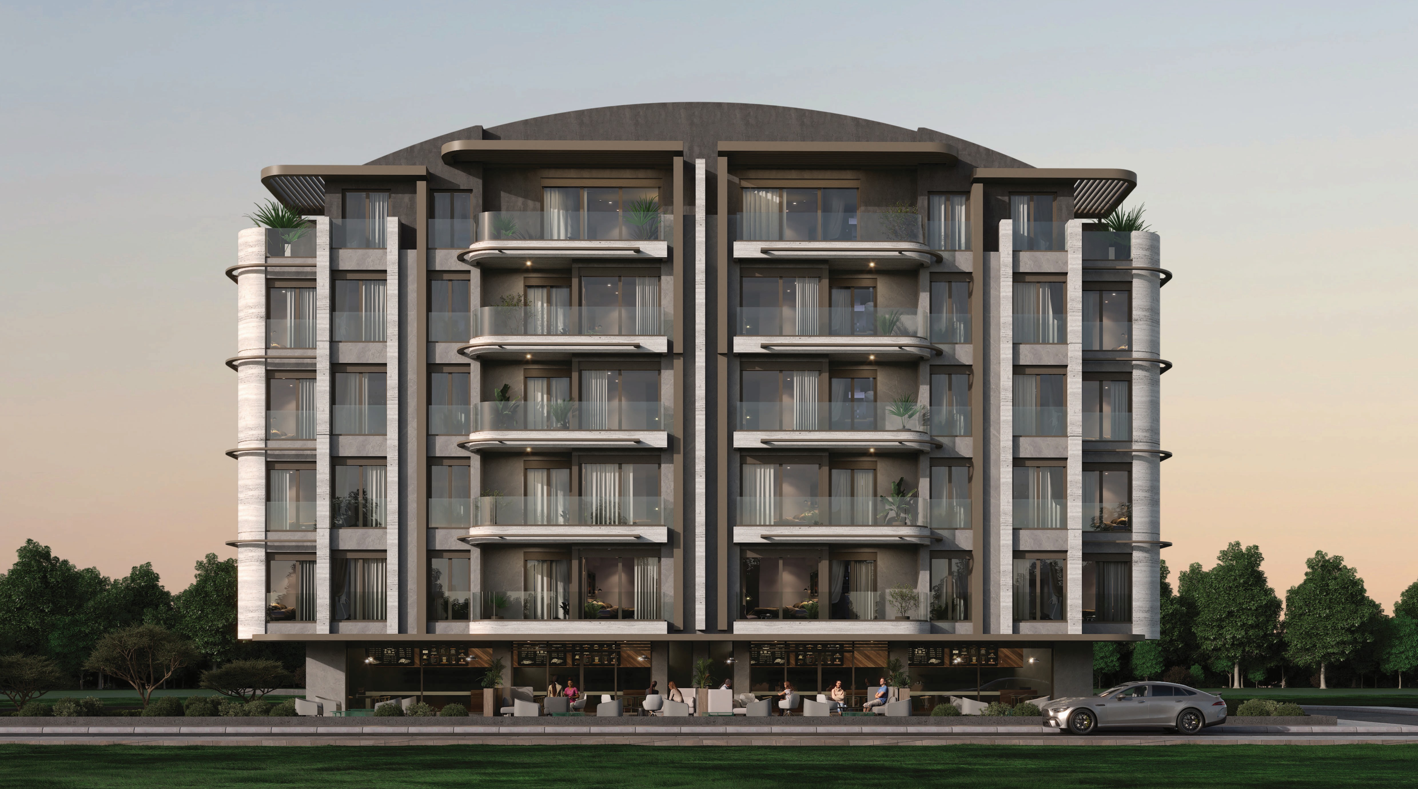 LE MARİN Konyaaltı butik proje dış mekan görseli